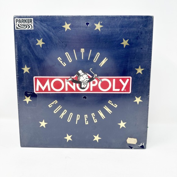 Vintage Unopened European Edition‎ Monopoly Board Game 1991 Parker - Picture 1 of 8